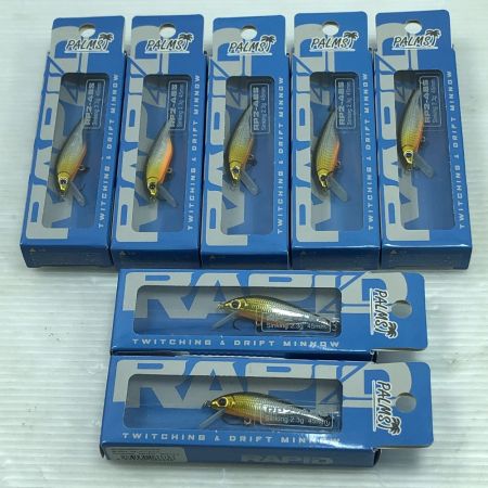  PALMS パームス ルアー ミノー ラピッド RP2-45S #HMSS ストリームシャッド 7個まとめ