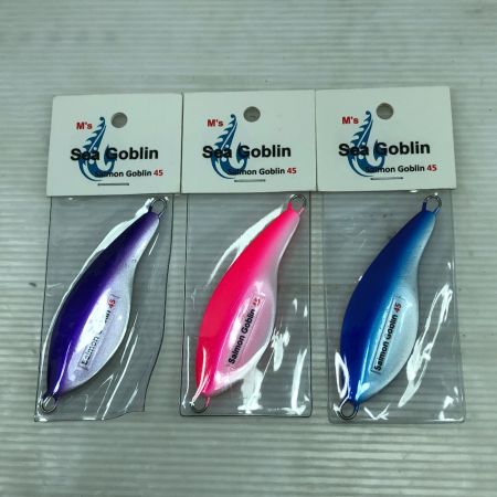  M's Sea Goblin ルアー サーモンゴブリン シェル 3個まとめ (4)