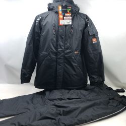 ◇◇ AITOZ 工具 作業ウェア 防寒着 未使用品(S) 上下セット LLサイズ 6063-010 ブラック Sランク