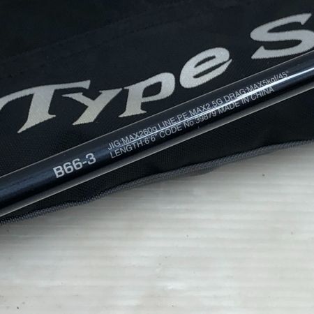  SHIMANO シマノ ルアーロッド 20ゲーム タイプスローJ B66-3 39879