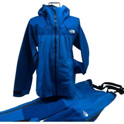 ΣΣ THE NORTH FACE ザノースフェイス ハイブリッドライエルジャケット/パンツ 上下セット NP62001/NP62002 XLサイズ ブルー Bランク