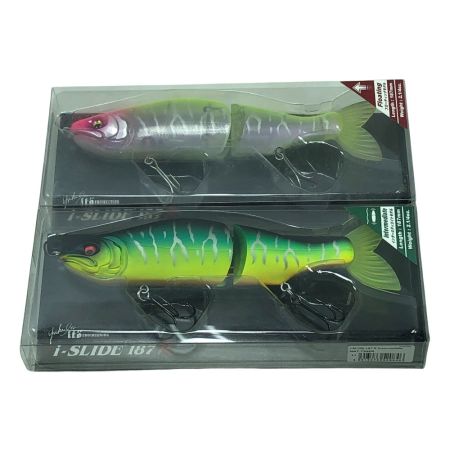  Megabass メガバス ルアー I-SLIDE 187R GSTタイガーリアクション/マットタイガー 2個まとめ