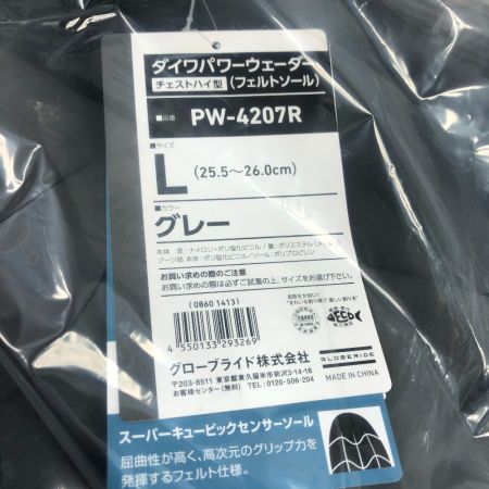  DAIWA ダイワ パワーウェーダー PW-4207R チェストハイ型 フェルトソール Lサイズ