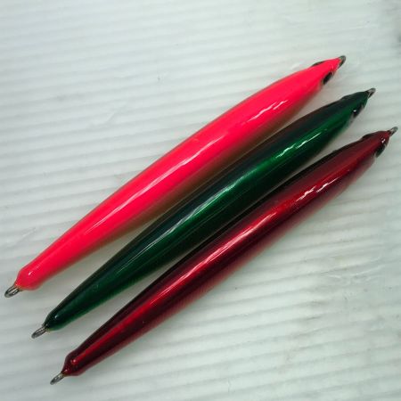   ハンドメイドルアー ジグミノー デルタスリム 3個まとめ