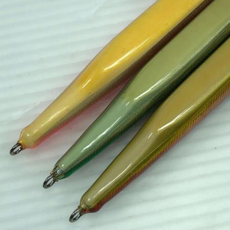   ハンドメイドルアー ジグミノー デルタスリム 3個まとめ