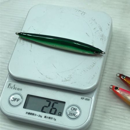   ハンドメイドルアー ジグミノー デルタスリム 3個まとめ