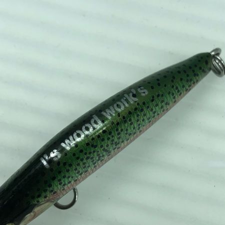 I's wood work's アイズウッドワークス ハンドメイドルアー ミノー
