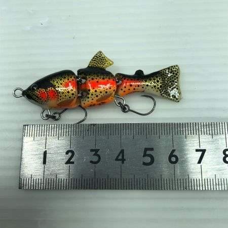  イクシュス ハンドメイドルアー S時3連ジョイント 妖姫 #黒金ニジマス