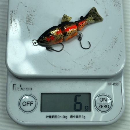  イクシュス ハンドメイドルアー S時3連ジョイント 妖姫 #黒金ニジマス