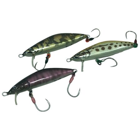  イクシュス ハンドメイドルアー ミノー 舞姫65S ３個まとめ