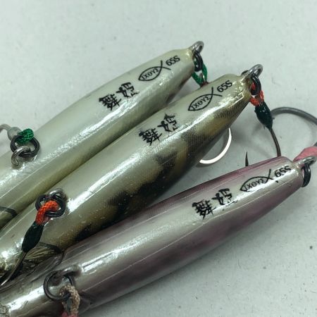  イクシュス ハンドメイドルアー ミノー 舞姫65S ３個まとめ