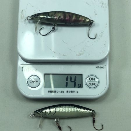  イクシュス ハンドメイドルアー ミノー 舞姫65S/70S 3個まとめ