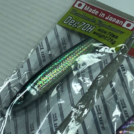 DeDe デデ ハンドメイドルアー ジグミノー Deg70H 3個まとめ