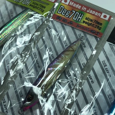  DeDe デデ ハンドメイドルアー ジグミノー Deg70H 3個まとめ