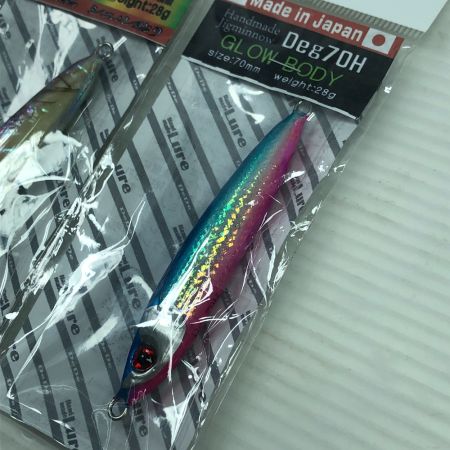  DeDe デデ ハンドメイドルアー ジグミノー Deg70H 3個まとめ