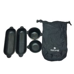 ◎◎ snowpeak スノーピーク ダッチオーブン コロダッチポット/カプセル/ケース3点セット CS-301/CS-302 廃盤品　使用感有 Cランク