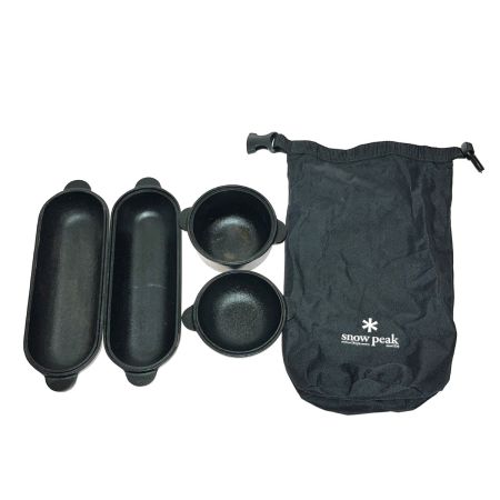  snowpeak スノーピーク ダッチオーブン コロダッチポット/カプセル/ケース3点セット CS-301/CS-302 廃盤品　使用感有