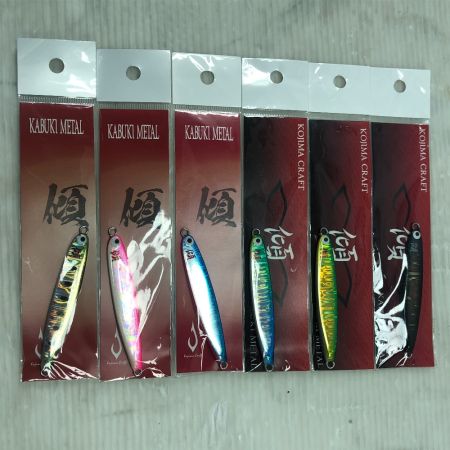  KOJIMA CRAFT コジマクラフト メタルジグ カブキメタル30CS 6個まとめ