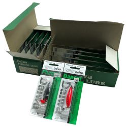 ΣΣ DAIWA ダイワ ルアー スプーン プランガー14gS/ダンサー9gR 10個×2箱まとめ Nランク