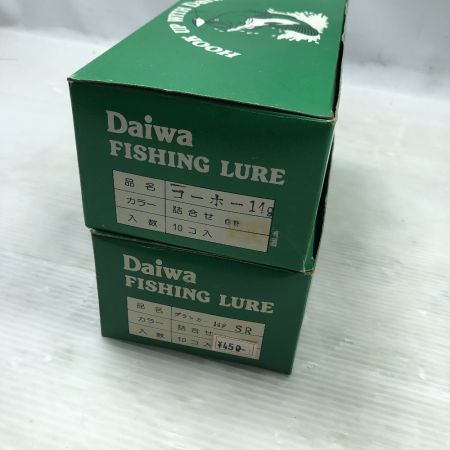  DAIWA ダイワ ルアー スプーン プランガー14gSR/コーホ14gGR 10個×2箱まとめ