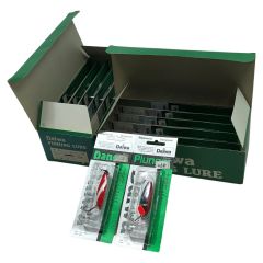  DAIWA ダイワ ルアー スプーン プランガー10gSR/ダンサー9gRW 10個×2箱まとめ Nランク