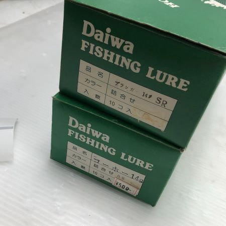  DAIWA ダイワ ルアー スプーン プランガー10gSR/14gSR/コーホ14gGR 20個まとめ