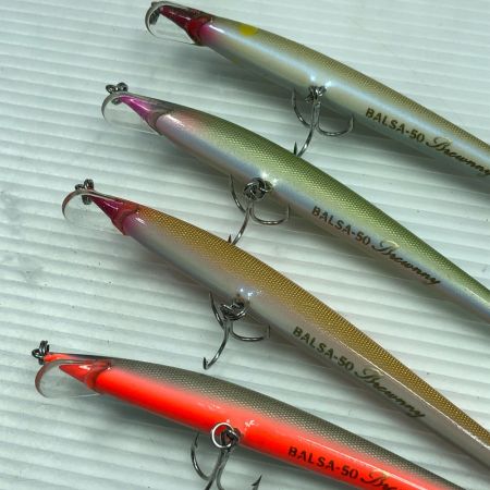  SAURUS ザウルス ルアー ミノー バルサ50 ブラウニー11