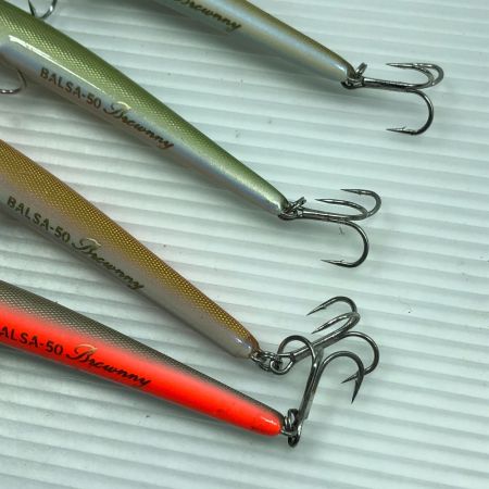  SAURUS ザウルス ルアー ミノー バルサ50 ブラウニー11