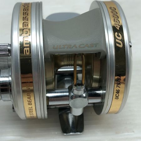  Abu Garcia アブガルシア ベイトリール アンバサダー UC4600C ウルトラキャスト リールポーチ付き 060006