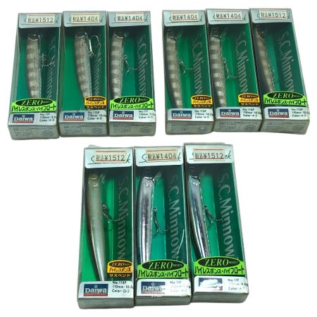  DAIWA ダイワ ルアー ミノー シルバークリークミノーII 9個まとめ