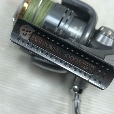  SHIMANO シマノ スピニングリール 08ツインパワーC3000S 替えスプール付 02236