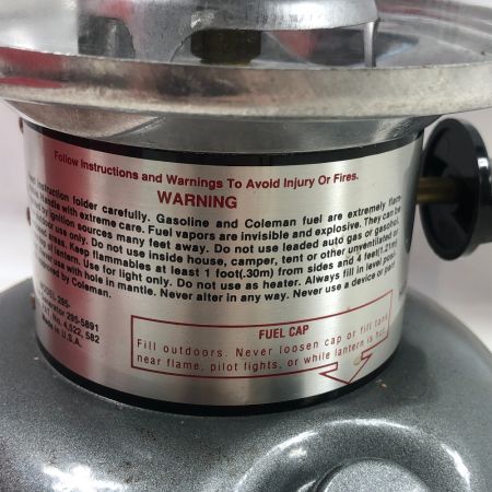  Coleman コールマン ガソリンランタン model295 アウトドア フィッシング
