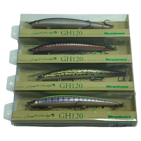  Megabass メガバス ルアー グレートハンティング GH120 4個まとめ