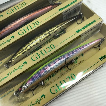  Megabass メガバス ルアー グレートハンティング GH120 4個まとめ