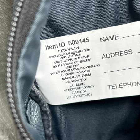  L.L.Bean エルエルビーン フィッシングバッグ ウォータープルーフ スイッチパック