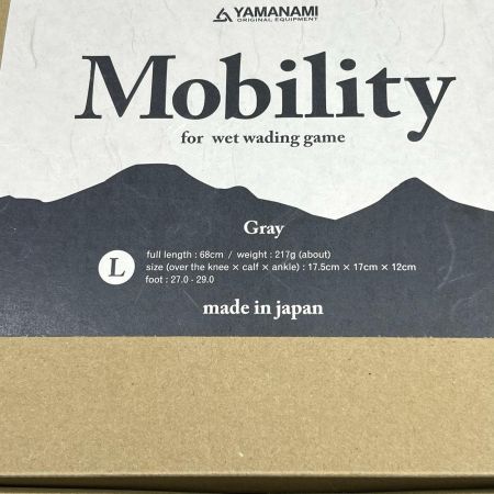 山波商店 YAMANAMI ウェットゲーター モビリティ グレー MYT02 Lサイズ