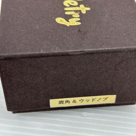 Pletry プレトリー カスタムパーツ スタッグノブ 鹿角＆ウッドノブ