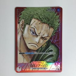 ζζ  ワンピースカード ロロノア・ゾロ OP01-001L Bランク