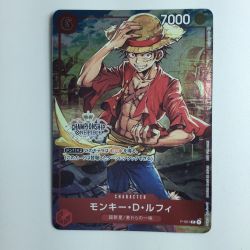 ζζ  ワンピース モンキー・D・ルフィ（CHAMPIONSHIPロゴ） P/001H2 Bランク