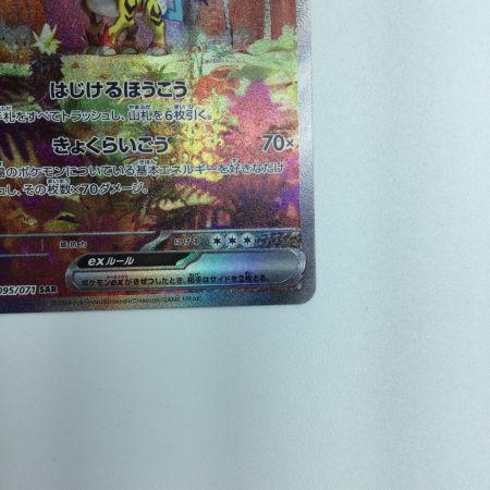   トレカ ポケモンカード タケルライコex 095/071/SV5K/B SAR