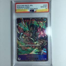 ζζ  ワンピース 箔押し）ロロノア・ゾロ OP01/025P2 ワンピースカードゲーム　PSA10 Bランク