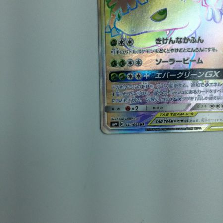   トレカ ポケモンカード セレビィ＆フシギバナGX 110/095/SM9/B HR