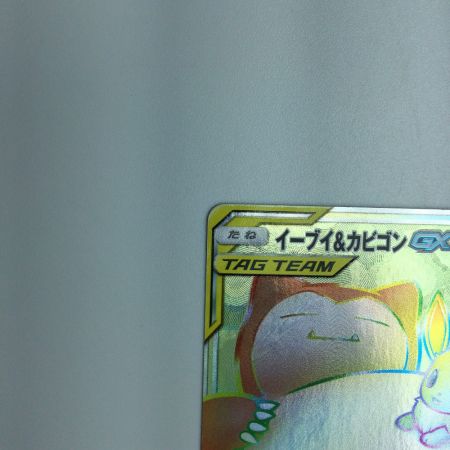   トレカ ポケモンカード イーブイ＆カビゴンGX 115/095/SM9/B HR