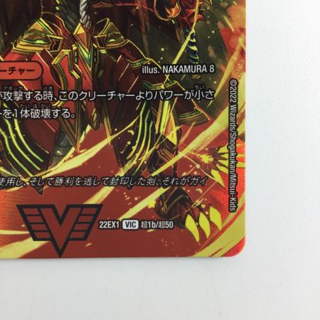   デュエルマスターズ 猛烈将龍ガイバーン/将龍剣ガイアール DM22EX1T1B/T50