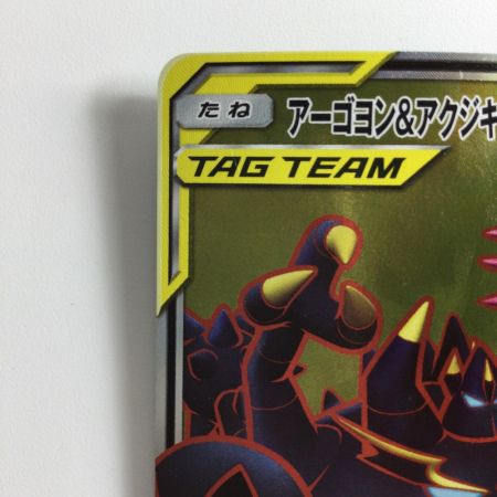   ポケモンカード アーゴヨン＆アクジキングGX 101/095/SM12/B SR