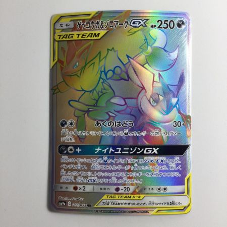   ポケモンカード ゲッコウガ＆ゾロアーク 066/055/SM9A/B HR