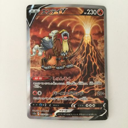   ポケモンカード エンテイV 213/172/S12A/B SAR