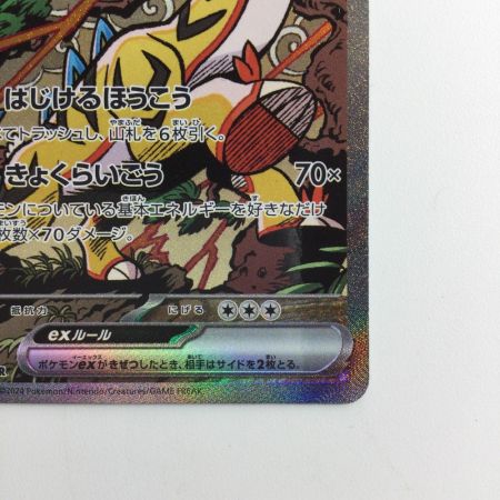   ポケモンカード タケルライコex 222/187/SV8A/B SAR