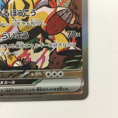   ポケモンカード タケルライコex  222/187/SV8A/B SAR　ポケカ