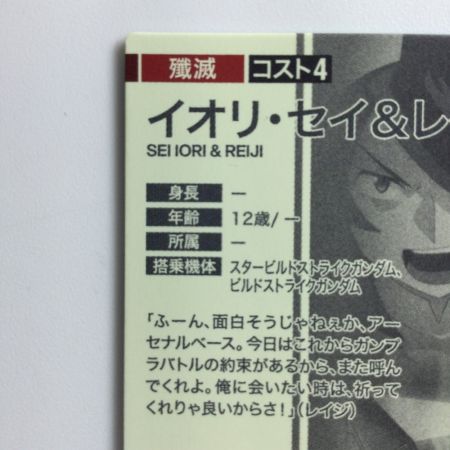   ガンダム アーセナルベース シークレット）イオリ・セイ＆レイジ LX03/095SEC